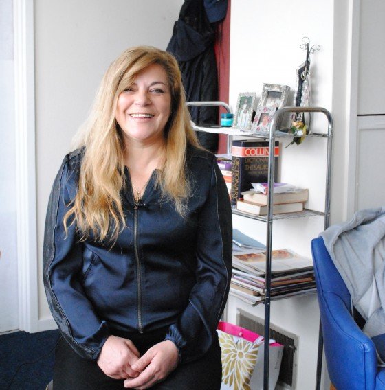 Clara in her room at Beck House