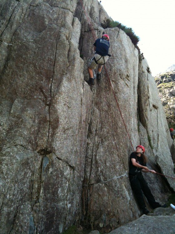 Homeless service users gain self-esteem by abseiling