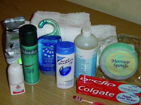 Welcome packs of toiletries for rough sleepers