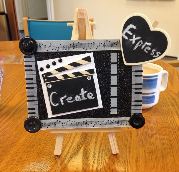 Artwork by hostel residents helps them to express themselves