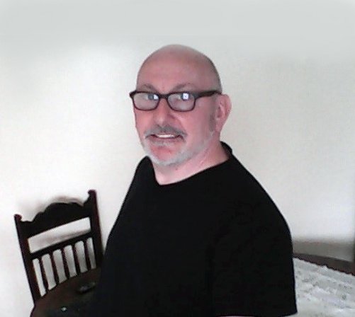 Ron in his new living room
