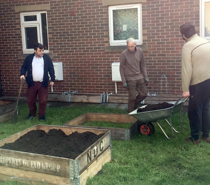 Marsh Way House gardening