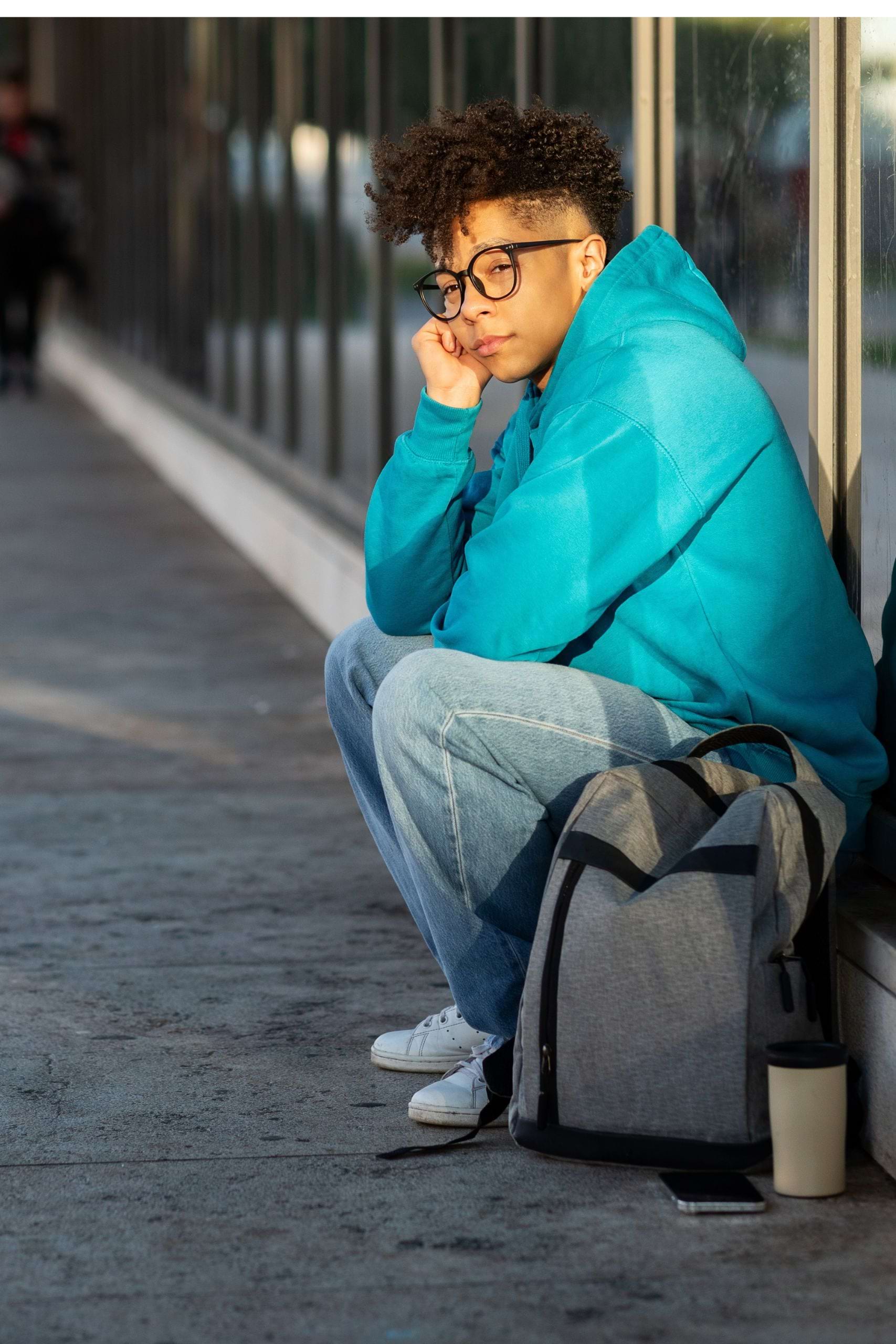 Cappuccino, salad, cakes