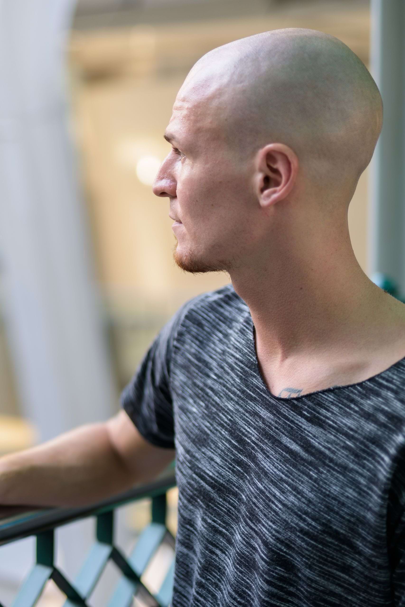 Cappuccino, salad, cakes