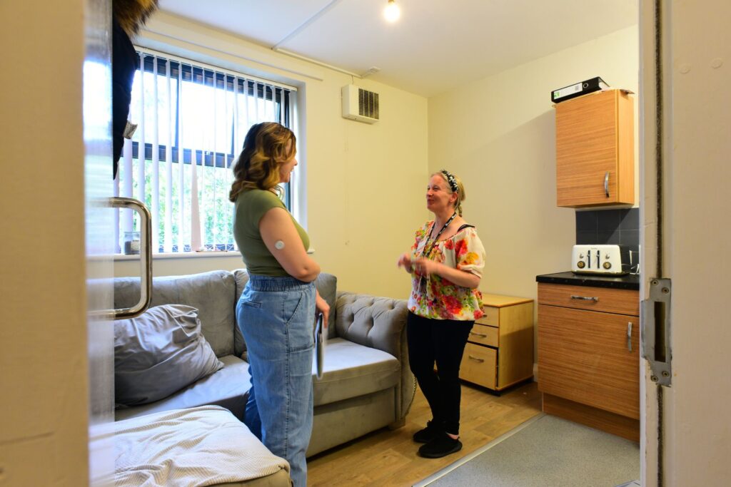 Homeless scheme visit
