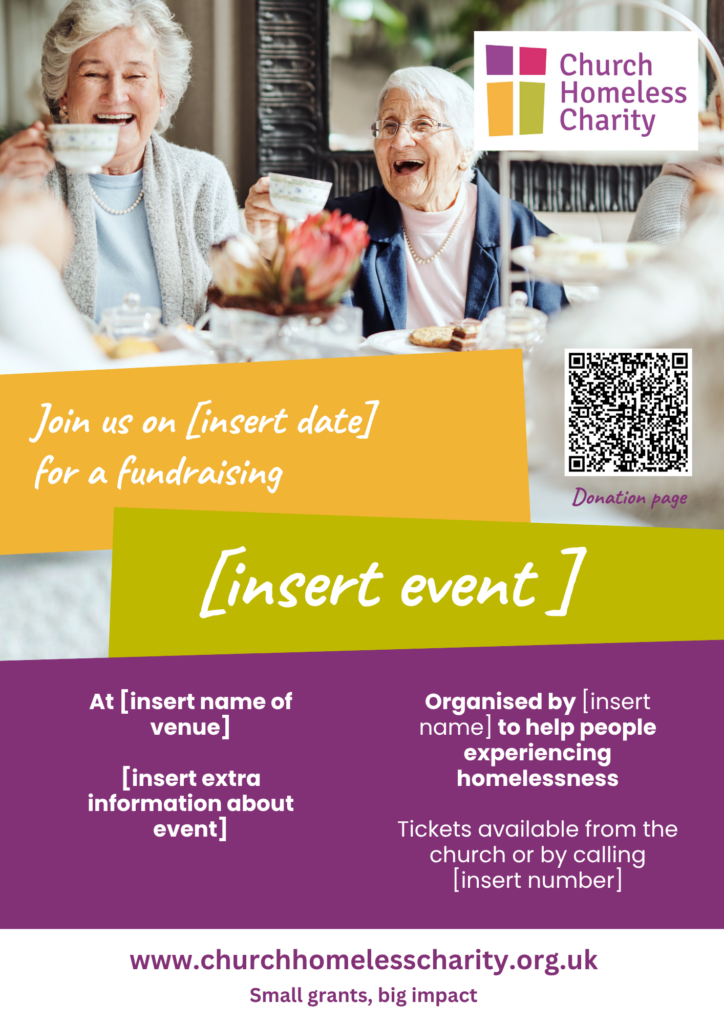 Editable fundraising poster